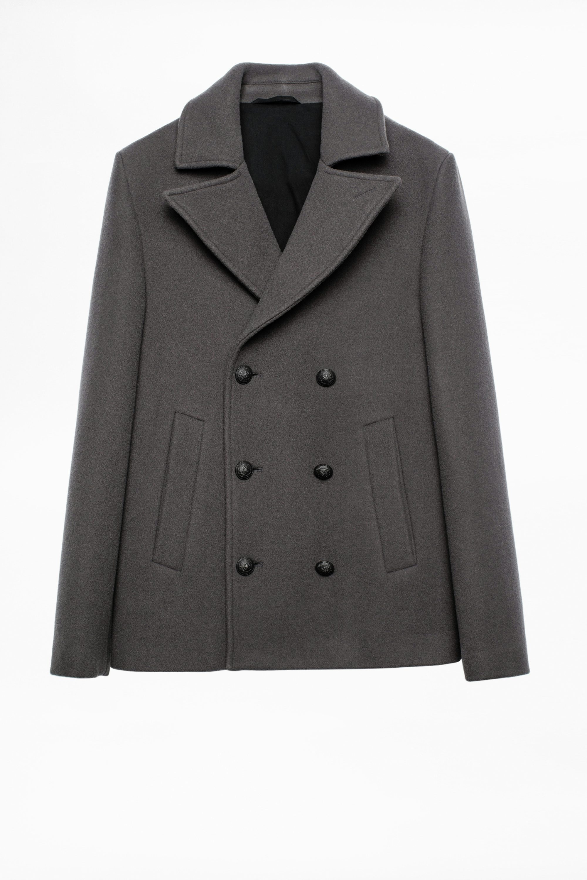 Abrigo Maxime Wool - Abrigo gris para hombre